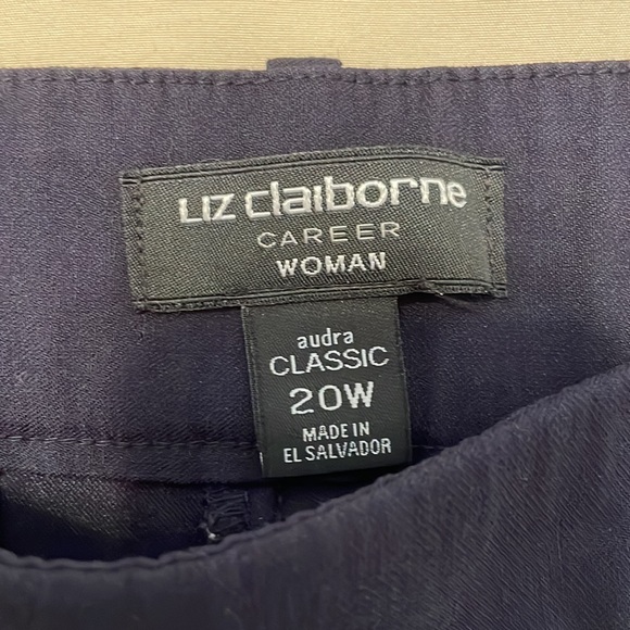 Liz Claiborne black slacks - Picture 3 of 5